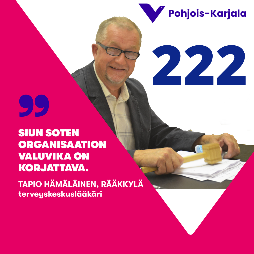 Siun soten organisaation valuvika on korjattava - Savo-Karjalan Vasemmisto  - Savo-Karjalan Vasemmisto